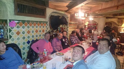 クリスマス忘年会の様子